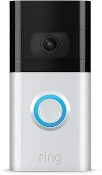 Ring Video Doorbell 3 - rechargable battery powerd, Wi-Fi doorbell security camera with two way talk, full HD video motion detection, night vision on Amazon.ae - Price Tracker