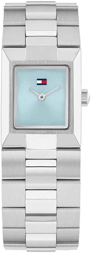TOMMY HILFIGER WOMEN'S LIGHT BLUE DIAL STAINLESS STEEL BRACELET WATCH - 1782797 on Amazon - Best Deal Finder