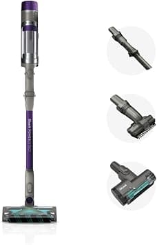Shark Cordless Vacuum Cleaner with HEPA Filter, PowerDetect Clean & Empty, Powerful Suction, Pet Hair Pickup, Carpets & Hardfloor, Mocha Grey/Brass, IP1251MET, 5 Years Warranty - متتبع أسعار Amazon.sa