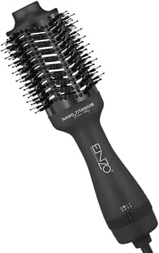 ENZO EN-6215 Nano Titanium Hot Air Brush – 1200W Styling Tool for Waving, Volumizing & Frizz Control – Lightweight, Ergonomic Design with Adjustable Heat – Intl Version on Amazon.ae - Price Tracker