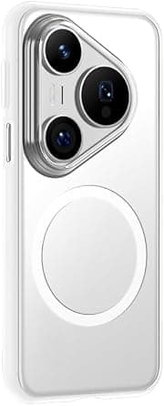 For Huawei Pura 80 Pro Case: Magnetic Shockproof Protective Cover with Anti-Fingerprint - Anti-Scratch Anti-Yellowing for Wireless Charging (Clear, Pura 80 Pro) on Amazon.ae - Price Tracker