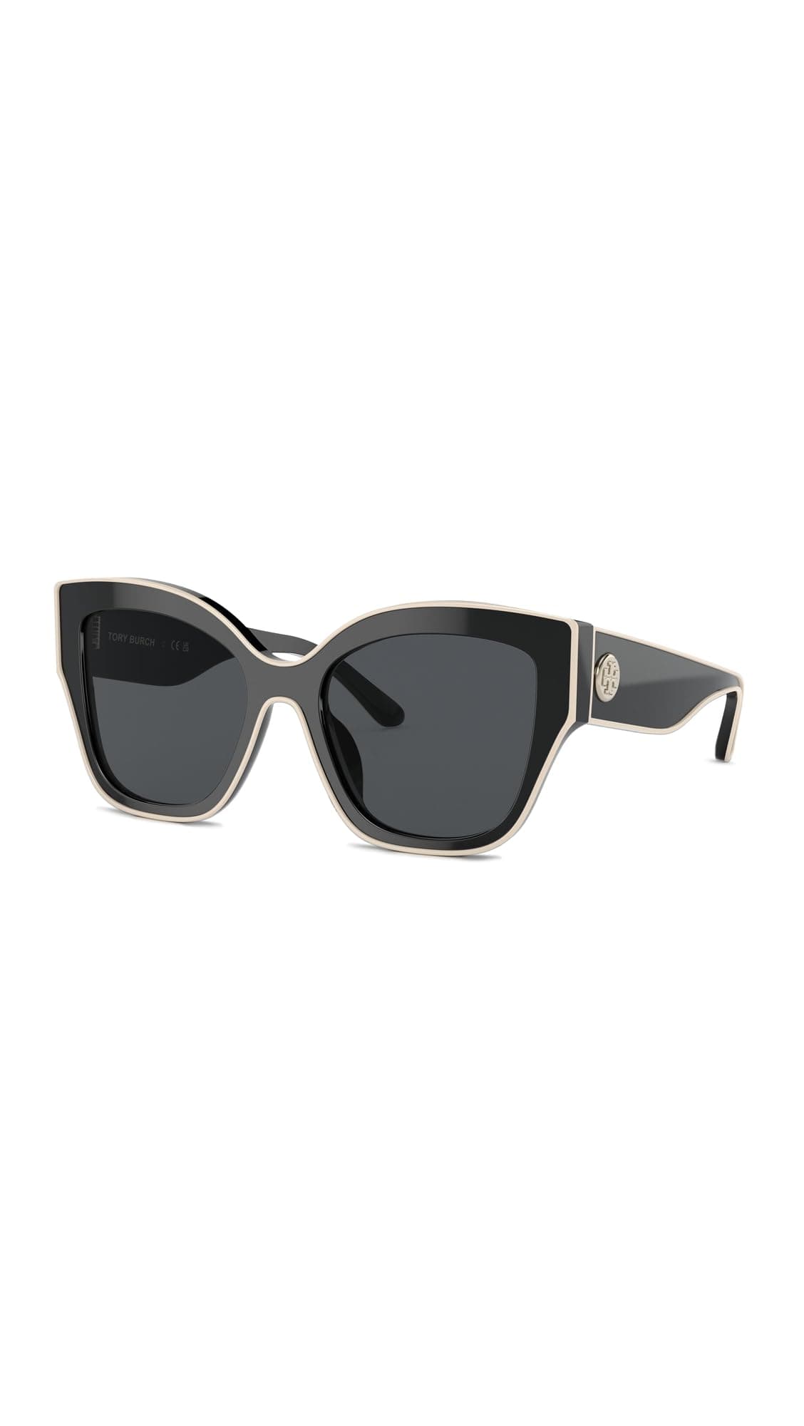 Tory Burch TY 7184U Luxury Branded Women Sunglasses, BLACK IVORY/DARK GREY, 54/19/140 on Amazon.ae - Price Tracker