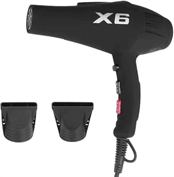 ENZO EN-X6 Salon High-Power Hair Blow Dryer – 2500W Professional Hair Dryer with Ionic Technology, 3 Heat Settings, 2 Speed Settings, and Concentrator Nozzle-Intl Version on Amazon.ae - Price Tracker
