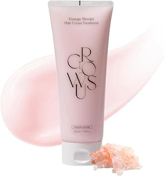 GROWUS Damage Therapy Cream Hair Treatment, Protein Hair Treatment, Repair and Hydrate for Dry, Brittle Hair, 7.43 fl.oz, Bulgarian Rose Scent, Free from Paraben, Sulfate on Amazon.ae - Price Tracker
