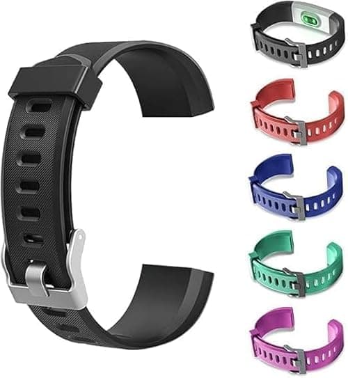 1Pc Black Replacement Wristbands, Adjustable Wristbands, Bracelet Accessories, Replacement Bands, Fitness Tracker for ID115Plus HR Smart Watch Straps على Amazon.ae - متتبع الأسعار