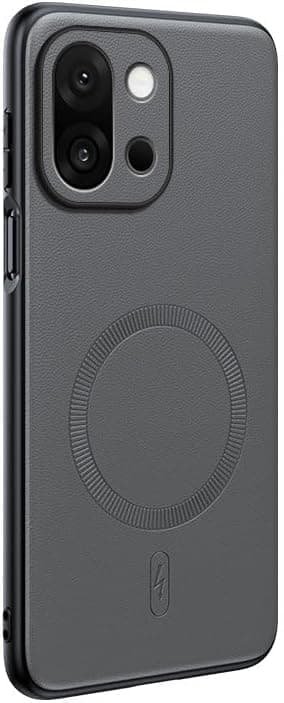 Magnetic for OnePlus 15 Case: Plain Leather Shockproof Phone Case with Camera Cover, One Plus 15 Slim Thin Yet Military Grade Drop Proof Silicone Bumper Cover (Gray) on Amazon.ae - Price Tracker