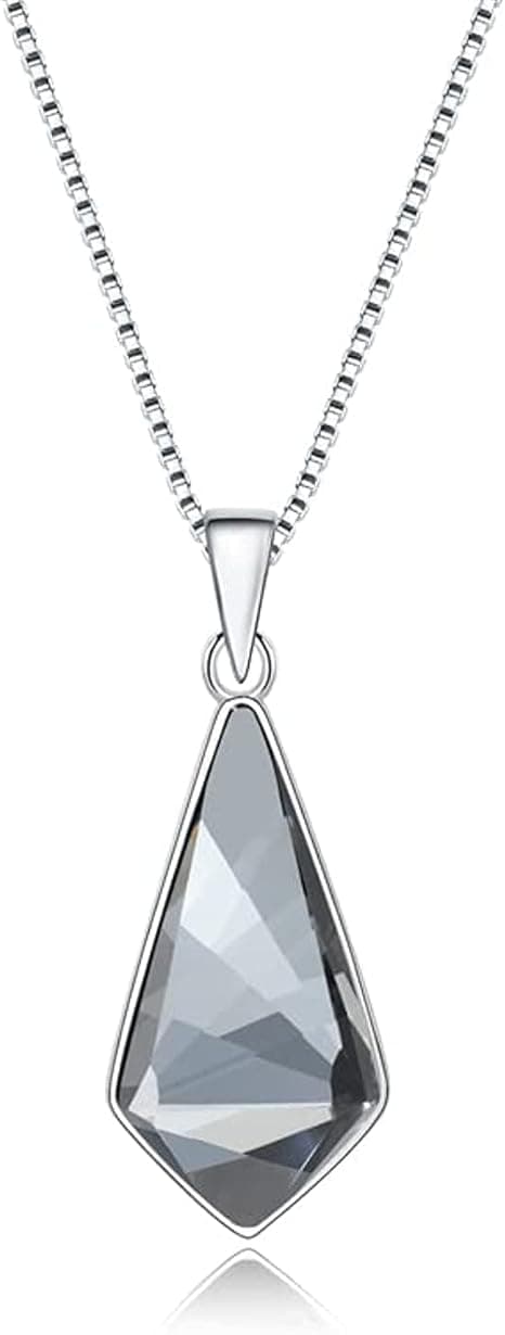 Swarovski Crystal Pendant Necklace Silver Sterling 925, Necklace for women on Amazon.ae - Price Tracker