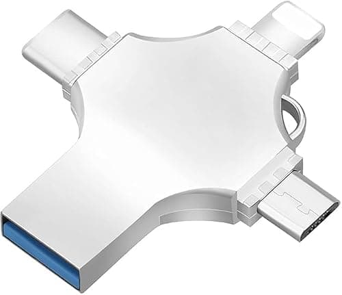 512GB 4-in-1 USB 3.0 Flash Drive – High-Speed OTG Memory Stick for iPhone, Android, iPad, Mac, PC | USB A, USB C, Micro USB, Lightning Compatible on Amazon.ae - Price Tracker