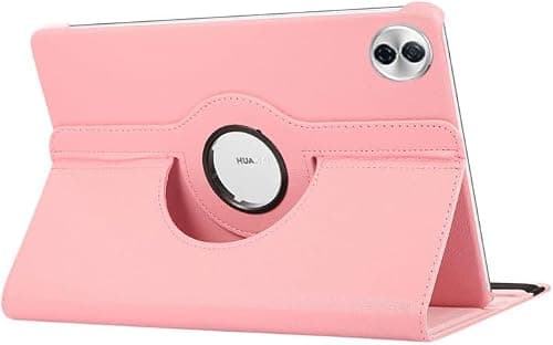 Gruattreay Case Compatible with Honor Pad 10 12.1 Inch (2025) HEY3-W00/HEY3-W10, PU Leather Cover Sleep Wake Function 360 Rotating Stand Protective Shell (Pink) on Amazon.ae - Price Tracker