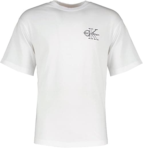Calvin Klein Mens Ss 30s micro monolog Graphic Tees (pack of 1) on Amazon.ae - Price Tracker