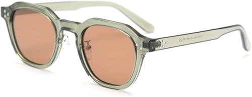 TR90 Polarised Sunglasses for Women Men's Square Polygon Retro Vintage Sunglasses Thick Frame Luxury Brand Design Glasses on Amazon - Best Deal Finder