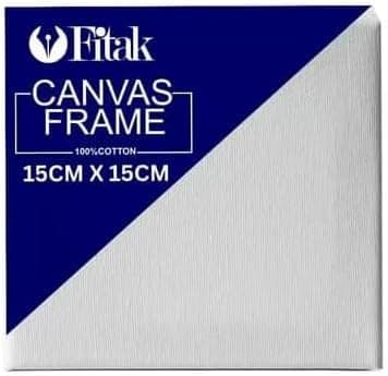 White Blank Canvas – Artist Canvas for Painting, Acrylics, Oils, Watercolors, and DIY Projects – Stretched, Pre-Primed, Ready to Use (15x15cm) on Amazon.ae - Price Tracker