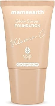 Mamaearth Glow Serum Foundation-02 Creme Glow 18 ml on Amazon.ae - Price Tracker