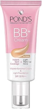 POND'S BB+ Cream, Instant Spot Coverage + Light Make-up Glow, Natural 30g على Amazon.ae - متتبع الأسعار
