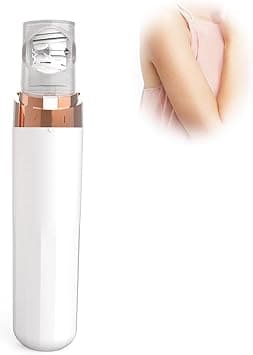 Facial Hair Remover, 2-in-1 Electric Razor for Women, Flawless Facial Epilator, Mini Size for Travel, Business Trip, Mini Electric Hair Removal Device (White) on Amazon.ae - Price Tracker