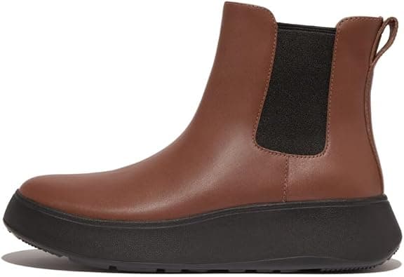 FitFlop F-mode Leather Flatform Chelsea Boots Women's Chelsea Boot on Amazon - Best Deal Finder