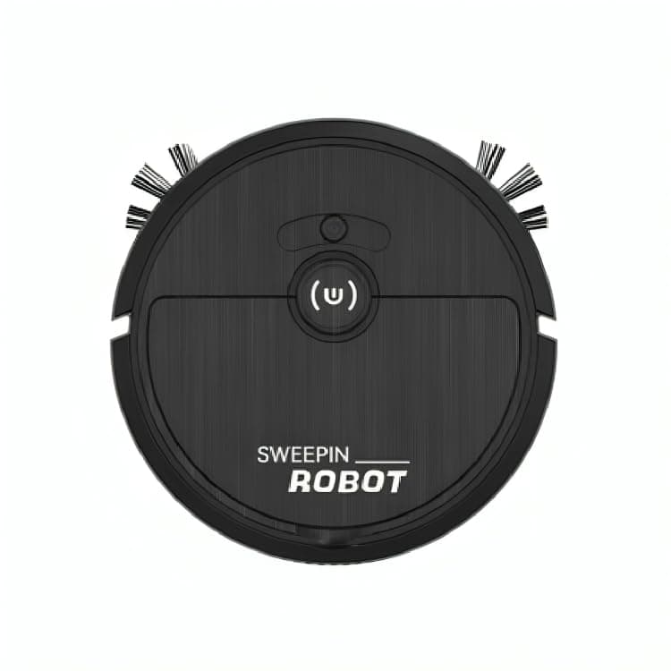 Portal AE Sweeping Robot With 360° Smart Sensor Protectio, Good For Pet Hair, Carpets, Hard Floors 30 * 6.5 Cm (Black) on Amazon.ae - Price Tracker