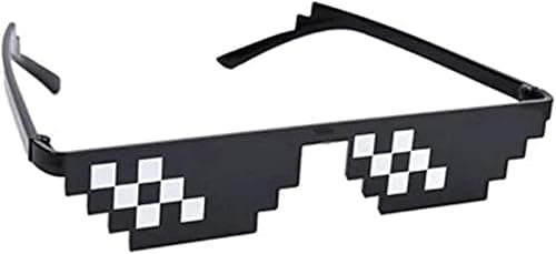 Pixelated Sunglasses Mosaic Glasses Party Deal with It MLG Shades Toy on Amazon.ae - Price Tracker