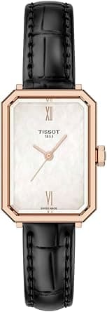 Tissot SRV, Swiss Quartz Watch for Women, Stainless Steel Case, White Mother of Pearl Dial, T1601103611300 on Amazon.ae - Price Tracker