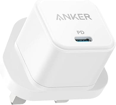 USB C Plug, Anker 20W USB C Charger - Fast Charging PowerPort III Cube Charger, Compatible with iPhone 17/16/16 Plus/16 Pro/16 Pro Max, 15/14/13/12 Series, Galaxy, iPad (Cable Not Included) على Amazon.ae - متتبع الأسعار