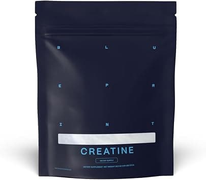 Blueprint Bryan Johnson Creatine Monohydrate Powder - Creatine Supplement for Muscle Builder & Recovery - Promotes Strength, Cognitive & Endurance Support (100 Servings) على Amazon.ae - متتبع الأسعار