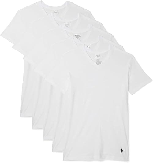 POLO RALPH LAUREN 5-Pack Slim Fit V-Necks on Amazon.ae - Price Tracker