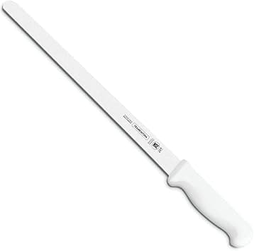Tramontina Professional 12 Inches Plain Edge Slicer Knife for Cold Cuts with Stainless Steel Blade and White Polypropylene Handle with Antimicrobial Protection on Amazon.ae - Price Tracker