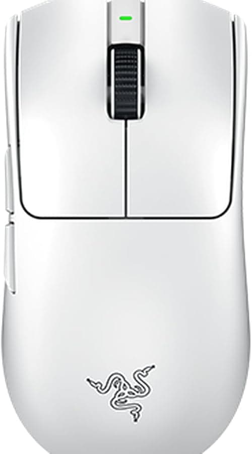Razer Viper V3 Pro Wireless Esports Gaming Mouse: Symmetrical, 54g Lightweight, 8K Polling, 35K DPI Optical Sensor, Gen3 Optical Switches, 8 Programmable Controls, 95 Hr Battery - White on Amazon - Best Deal Finder