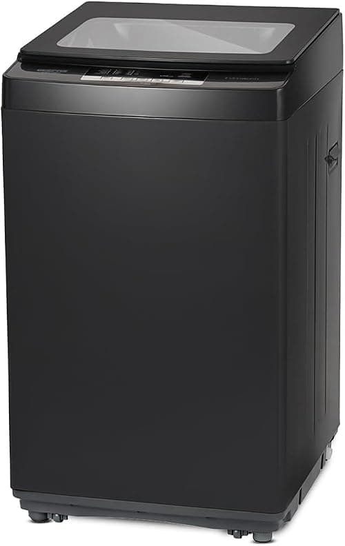 Geepas Fully Automatic Top Load Washing Machine 7KG - Stainless Steel Inner Basket - IMD Controls | Auto Off Memory Power With Auto Balancing 0 W GFWM7800LCQ Silver. on Amazon.ae - Price Tracker