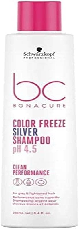 Schwarzkopf Professional BC Bonacure pH 4.5 Color Freeze Silver Shampoo (For Grey & Lightened Hair) 250ml on Amazon.ae - Price Tracker