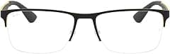 Ray-Ban Rx6335 Rectangular Prescription Eyeglass Frames - متتبع أسعار Amazon.sa