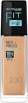 Maybelline New York Fit Me Matte & Poreless Foundation 16H Oil Control with SPF 22-230 on Amazon.ae - Price Tracker