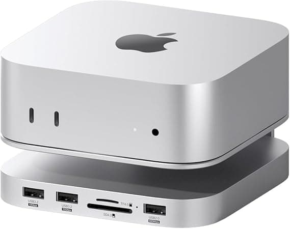 Hagibis Mac Mini M4 Hub & Stand with SSD Enclosure, 3 in 1 USB Type-C Docking Station with M.2 NVMe SSD Case, 10Gbps USB3.2 Gen2, SD4.0, TF4.0, 5V/2A Power Supply For M4 Pro (MC60H) on Amazon.ae - Price Tracker