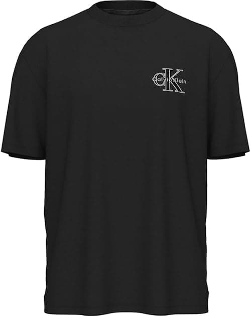 Calvin Klein Mens Ss 30s micro monolog Graphic Tees (pack of 1) on Amazon.ae - Price Tracker