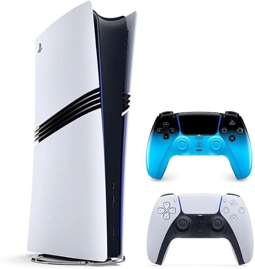 Sony PlayStation 5 PRO Digital Console with Extra DualSense Wireless Controller Rhythm Blue- International Version on Amazon - Best Deal Finder