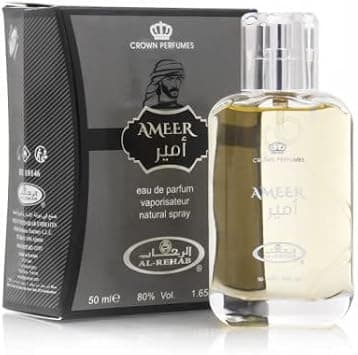 Crown Perfumes Ameer 50 ml Eau De by Al Rehab (50 ml Eau De on Amazon.ae - Price Tracker