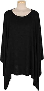 Nursing Cover Shawl Scarf Maternity Poncho Top for Breastfeeding and Baby Car Seat Cover, Black on Amazon.ae - Price Tracker