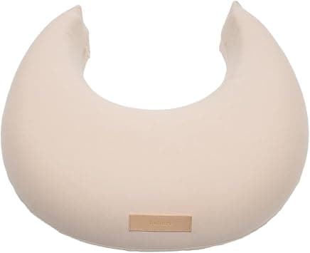 Natural Breastfeeding Pillow, Nursing and Posture Support, Plant Based Cushion with Organic Cotton Removable Cover (Natural) on Amazon.ae - Price Tracker