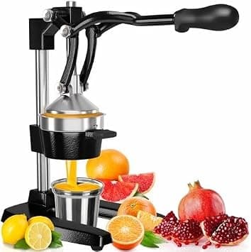 Manual Hand Press Citrus Juicer – Professional Cast Iron Fruit Squeezer, Heavy Duty Orange & Lemon Juicer with Ergonomic Handle, Easy Clean Countertop Juice Extractor on Amazon.ae - Price Tracker