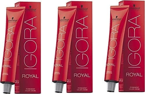 Schwarzkopf - Igora Royal Permanent Hair Colour 7.0 Blonde - Pack of 3 on Amazon.ae - Price Tracker