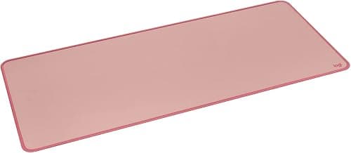 Logitech Desk Mat - Studio Series, Multifunctional Large Desk Pad, Extended Mouse Mat, Office Desk Protector with Anti-slip Base, Spill-resistant Durable Design - Pink on Amazon - Best Deal Finder