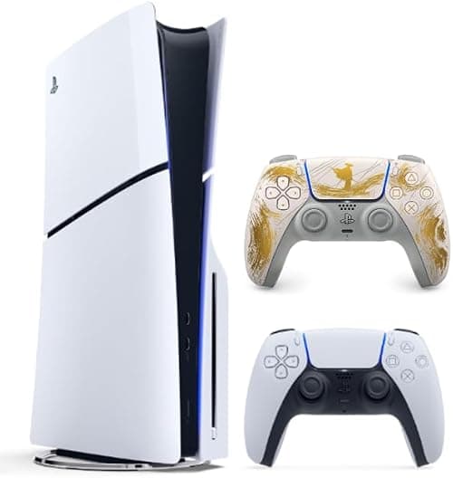 Sony PlayStation 5 Slim Disc Console with Extra DualSense Wireless Controller Ghost of Yotei Limited Edition - International Version on Amazon.ae - Price Tracker