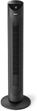 Nutricook Nuwey Quiet Tower Fan with Remote Control, High-Velocity Airflow, 12 Speed Settings, 4 Wind Modes, Auto Mode, 24H Timer, 90° Wide Oscillation, Aromatherapy Function, Touch Control Panel على Amazon.ae - متتبع الأسعار