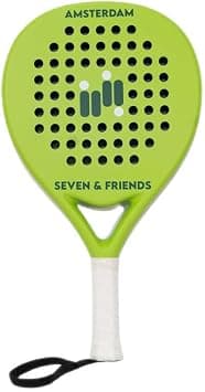 SEVEN & FRIENDS Padel Racket - Amsterdam Limited Edition | Beginner to Intermediate Level with 3K Carbon Frame | Dynamic Holes & Comfort Grip for Control & Agility on Amazon - Best Deal Finder