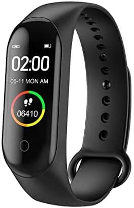 M4 Pro Smart Band Thermometer New M4 Band Fitness Tracker Heart Rate Blood Pressure Fitness Bracelet Smart Watch for Android iOS على Amazon.ae - متتبع الأسعار