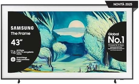 SAMSUNG QE43LS03FAUXZT Smart TV 43'' QLED 4K, NQ4 AI Gen2 Processor, 4K AI Upscaling, Art Mode, Matte Display, Dolby Atmos & OTS Lite, Modern Frame Design, 2025 on Amazon.ae - Price Tracker