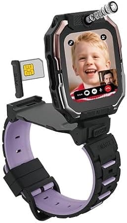 HainoTeko FG-1 Kids' 5G Smart Watch With SIM Card Support Front and Back Cameras (Black) on Amazon.ae - Price Tracker