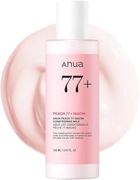 ANUA Peach Niacin Conditioning Lotion, Face Moisturizer with Vitamin B12, Ceramide, Panthenol, Hyaluronic Acid, Lightweight, Korean Skin Care for Glass Skin (150ml, 5.07 fl.oz.) on Amazon.ae - Price Tracker