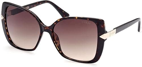GUESS Womens GU782052F56 FEMALE UV PROTECTIVE SUNGLASSES , Dark Havana, 56 mm on Amazon.ae - Price Tracker