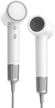 Airbot HD188A White - High-Speed Hair Dryer with 200mil Negative Ions, RGB LED Ring, Low Noise, Dual-Speed, Travel-Friendly & Stylish Design on Amazon.ae - Price Tracker